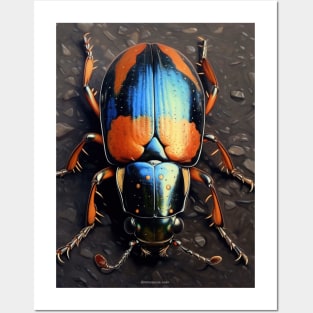 Oil Paint, Hyperrealism, Amazing Zoo Beetle Posters and Art